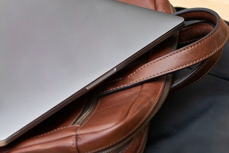 Leather Laptop Case Fabric